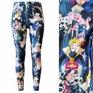 OnlineLegging Store Disney Villainess Maleficent Cruella Ursula Stretch | Size M